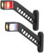 AUTOUTLET LED Begrenzungsleuchten Anhänger, 2PCS Positionsleuchten 10-30V Wasserdicht, Seitenleuchten mit Dual-E9-Mark & Gummistiel Basis, Positionsleuchte Seitenmarkierungsleuchten für LKW PKW(187mm)