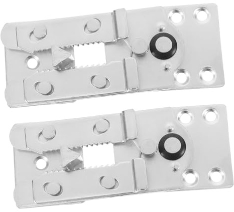 jojofuny 2pezzi Connettore per Mobili Clip in Metallo per Componibile Staffe di Collegamento per Sedie Connettori Resistenti per Arredamento Clip per Tappezzeria