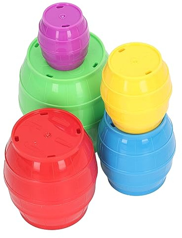 Hamwesh Gobelets Empilables pour bébé, Jouets Empilables éducatifs Interactifs pour l'entraînement Cérébral, Gobelets Gigognes avec Blocs de Construction pour Cadeau de bébé des Tout-Petits,