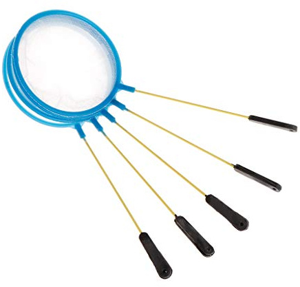 WOWOWO 5 pièces/Ensemble Filet de Poisson Artemia Filtre crevettes Mini Portable pêche réservoir de Poisson Aquarium Maille Dense Petit Pore Outil