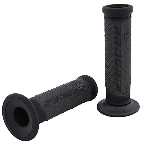 Motorrad Griff-Gummi für 22mm 7/8 Lenker Enden offen Schwarz