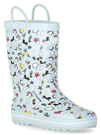Trespass Starryton Kids Unicorn Printed Wellies