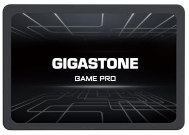 Gigastone SATA SSD 512GB 2,5 Zoll 3D NAND Bis zu 530MB/s interne SSD SATA III SSD Festplatte Kompatibel mit Laptop und PC Desktop Festkörper-Laufwerk 2,5 SLC Cache Performance