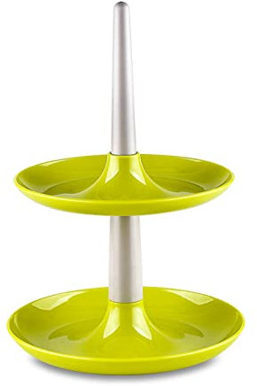 2 vassoi portaoggetti frutta banana biscotto organizzazione piatto per casa cucina tavolo da pranzo decorazione