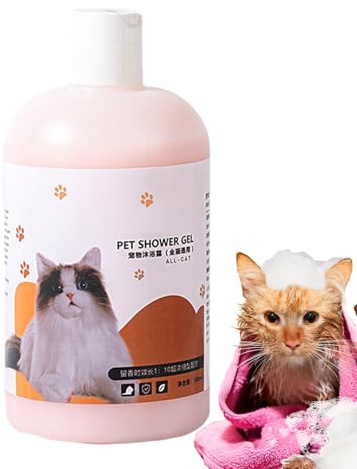 Shampooing professionnel pour chien - Shampoing naturel pour chien - Gel douche pour chat - Crème hydratante - Shampoing naturel et doux pour chiens malodorants et
