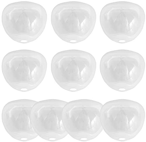 DOULEIN Schnullerbox,10 Stück Schnulleraufbewahrung Box für Baby Tragbare Staubdicht Schnuller Aufbewahrung Box Transparent Schnullertasche BPA-frei Nippel Shield Case für Reisen und Zuhause