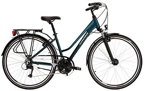 KROSS Trans 4.0 Damen Trekking Fahrrad 28 Zoll Rahmen L Trekkingrad Shimano 21 Gang Türkis