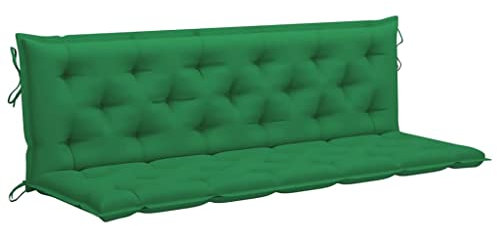 WIFESE Cojín para columpio de Hollywood, 180 x 50 x 7 cm, cojín para banco, cojín para banco, cojín para banco, cojín de asiento para banco, cojín de banco, color verde