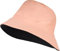 styleBREAKER Unisex Wende Fischerhut aus Baumwolle | 2 in 1 Reversible Bucket Hat Streetwear Look | Sonnenhut Anglerhut für Damen und Herren, Farbe:Apricot-Schwarz