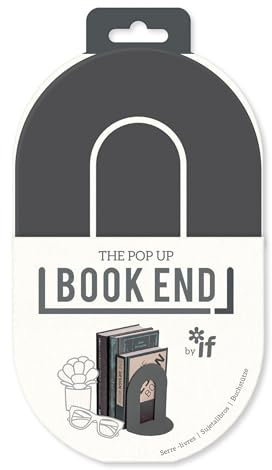 IF The Pop Up Serre-Livres Simple Pliable, Couleurs contemporaines Mix & Match, Anthracite