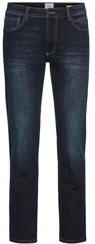 camel active Herren 5-Pocket Denim Regular Fit Dunkelblau, menswear-36/32