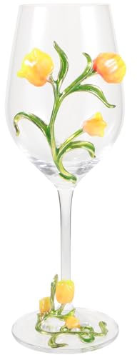 OKUMEYR Copa De Diseño Floral Vaso Para Cócteles y Champán y Celebraciones Para San Valentín