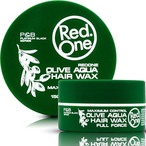 RedOne Cera acquatica per capelli oliva, 150 ml, nutriente, ultra tenuta, per uomini e donne, profumo di oliva, massimo controllo