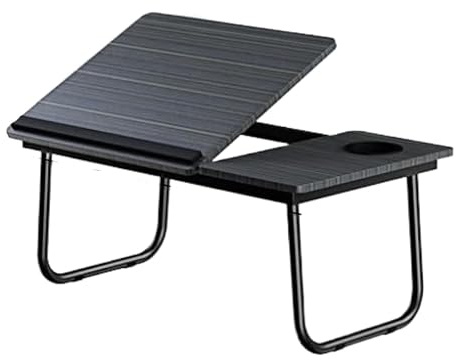 Vikbart laptopbord, bärbart aluminium camping picknickskrivbord, lätt sängbricka för frukost, fiske, avkoppling – perfekt för hem- och utomhusbruk
