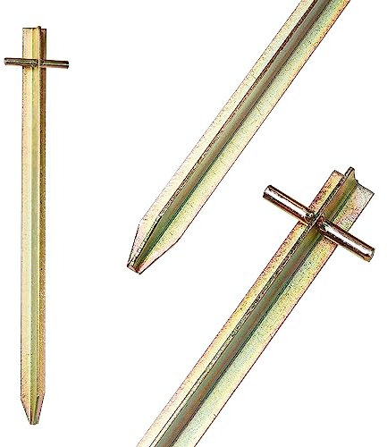 T-Eisen-Hering 40cm verzinkt 4/12 / 25 / 50er Sets (12 Stück)