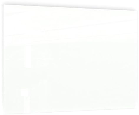 ALLboards Magnetic White Glass Board 60x40cm, Frameless, Glass Magnetic Whiteboard, Tempered Glass Writing Board