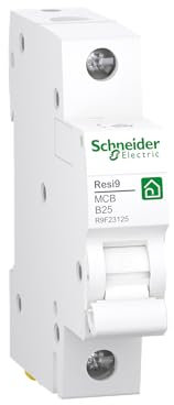 Schneider Electric Leitungsschutzschalter Resi9, 1-polig, 25A, B-Charakteristik, 6kA, Artikelnummer R9F23125, 1 Stück