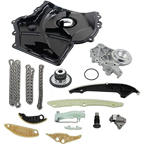 Flynsu Kit de Cadena de Distribución 06H109158J para 1.8 2.0 TFSI TSI CAE CCZ BZB CAW Juego de cadena de distribución