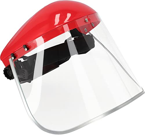 KOTARBAU® Maschera tosaerba con visiera in vetro per circonferenza testa 52-64 cm