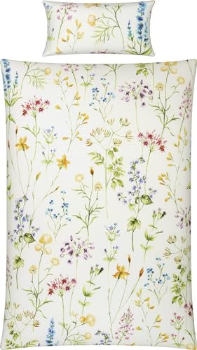 Erwin Müller Bettwäsche Schweizer Premium-Satin bunt Größe 1x 135x200 cm + 1x 40x80 cm