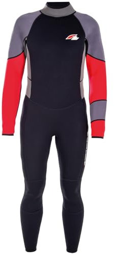 F2 Herren Neopren Anzug Rebel - Full Suit 4/3 mm L Rot 2024/25