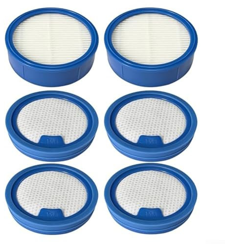 Ersatzfilter-Set für AEG Serie 7000 6000 Akku-Staubsauger mit 2 Vorfiltern und 4 Feinstaubfiltern für optimale Staubaufnahme
