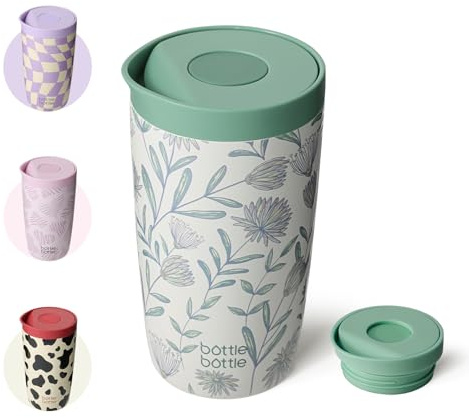 BOTTLE BOTTLE Travel Mug (Flourishing Flowers, 350, Milliliters)