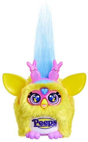 Furby Furblets Peeps Mini 3-Inch Electronic Plush Candy Toys for Kids 6+ – Easter Basket Stuffers
