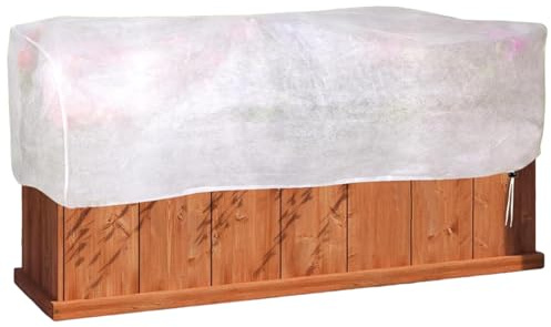 Nuyhgtr Cubierta para Armazón de | Malla Antipájaros con Cordón Ajustable para s Elevados,Pantalla Reutilizable De Malla Protectora Y Cubierta Antihielo para Cajas De Flores,