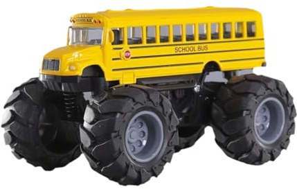 Pegciuho Autobús Escolar de Juguete, Vehículos de Juego Ligeros, Creativos Y Portátiles, Coche de Juguete con Mecanismo de Retroceso, Camión para Niño