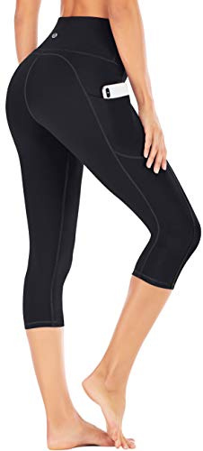 Capri Leggings for Women High Waist Yoga Pants Gym 3/4 Length Leggings