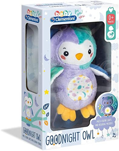 Clementoni Baby 17268 – First Months – lysande plysch uggla