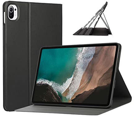 Zcooooool Xiaomi Pad 5 Hülle neu gestaltet (DREI Betrachtungswinkel) Abdeckung für Xiaomi Pad Tablet Pad5 Premium Pu-Lederhülle Hülle Xiaomi Pad 5