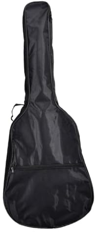 harayaa Guitar Bag Shoulder Straps Large Pockets Travel Guitar Case Guitar Gig Bag for Strings Cables Music files Sheet Music Capo, 104cm