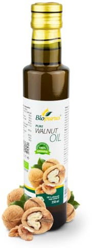 Biopurus Certified Organic Cold Pressed Walnut Oil 250ml