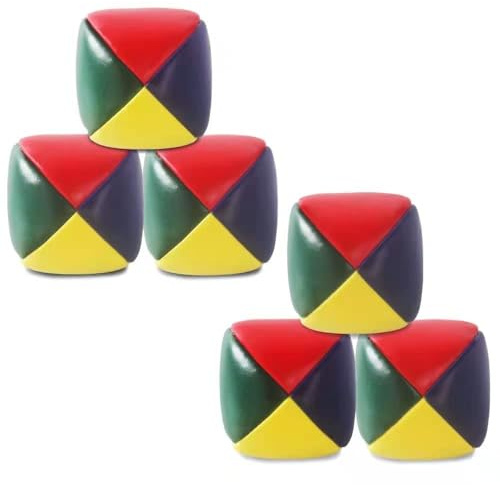 ZYWQ Jonglierbälle,6 Stück Juggling Balls Jonglierbälle Kinder Jonglierbälle für Jongleure, Kinder und Erwachsene
