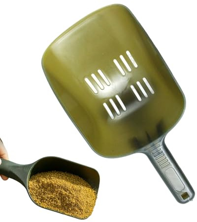 Birtern Fishing Bait Scoop | Bait Throwing Shovel with Holes for Feeding - Spoons Portable Feeding Tools for Beach Boat Outdoor Beginners Kayak Camping Freshwater Saltwater
