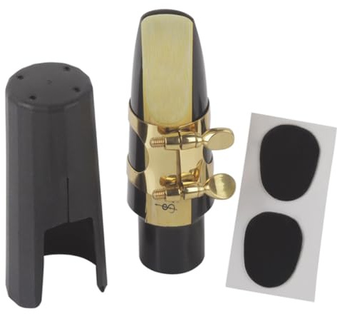 MUELODSIC Kit de Accesorios para Saxofón Tenor para Mejor Sellado y Protección Dientes al Tocar Diseño Creativo, Hecho de Abs y Silicona Ecológica Color Aleatorio