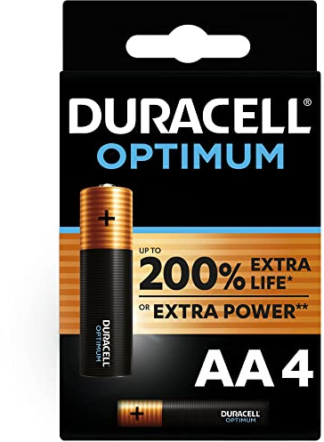 Duracell Optimum AA-batterier (4-pack)