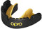 OPRO Gold Level Zahnschutz für Zahnspangen, SportZahnschutz für Erwachsene, mit revolutionärer Anpassungstechnologie für Boxen, Lacrosse, MMA, Kampfsport, Hockey und alle Kontaktsportarten (Schwarz)