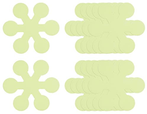 sourcing map 12uds Antideslizante Bañera Pegatinas Baño Ducha Piso 3.15 Antideslizante Pegatina Cinta Nieve Copo Estilo Calcomanías para Baño Cocina Bañera Escalones Escaleras, Luminoso