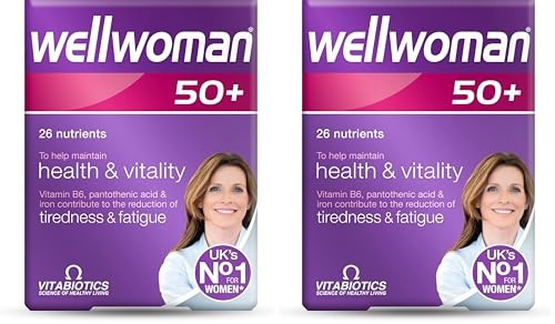 Wellwoman Multivitamin Tablets for Women Over 50 Years, 120 Count (Pack of 2)