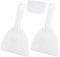 2Pcs Teigspachtel Teigschaber Teigkarte Pizzaspachtel Flexibler Teigspachtel Pizza Pizzateig Spachtel mit Aufhängelöchern Platzsparender für Pizza Teig Gebäck Brotbacken mit 1 Teigschaber