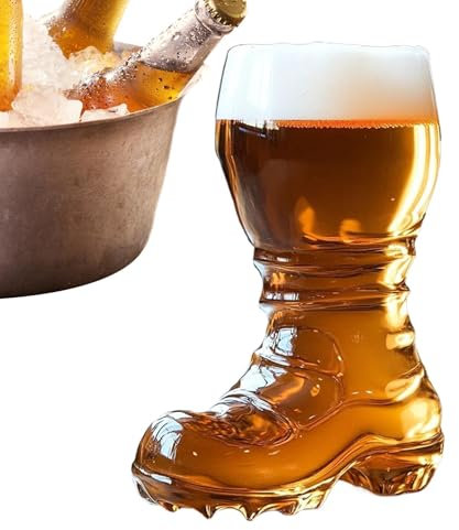 Taza de botas de vidrio, bota de cerveza de base pesada Taza de cóctel