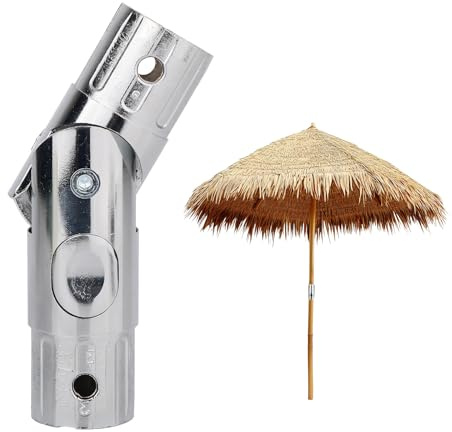 lasuroa Ricambio per Ombrellone da Giardino, Lega di Alluminio con Pulsante Regolatore di Inclinazione Ombrellone Giardino Adatto per Pali da 38mm for Cortile Terrazza Balcone Feste Accessori