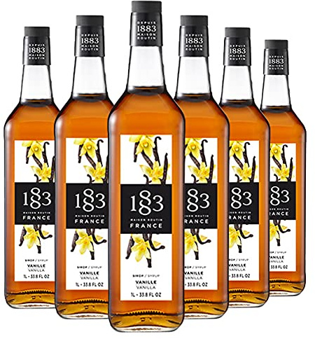 Maison Routin 1883 Sirup Vanille, 1,0L / 6er Pack