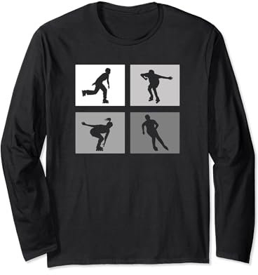 Inline-Skating Rollerskates Inline-Skater Inline-skates Langarmshirt
