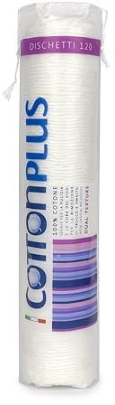 Cotton Plus DISCHETTI 120 pz. - in PURO COTONE. Dischetti struccanti per la pulizia del viso soffici e resistenti