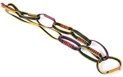Daisy Chain Corda di Sicurezza per Arrampicata su Roccia Cintura a Discesa in Nylon per Amaca Yoga Sports All'aperto Attrezzi da Arrampicata