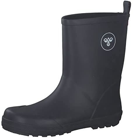 Hummel Unisex barn gummibåt Jr.Rain Boot, Svart iris, 30 EU